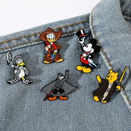 bear duck animals movie film game enamel pins Cute Anime Movies Games Hard Enamel Pins Collect Cartoon Brooch Backpack Hat Bag Collar Lapel Badges