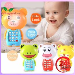 Baby Toy Baby mobile phone toy music sound phone mini cute cartoon toy battery powered simulation mobile phone early childhood education toy for children S2452433