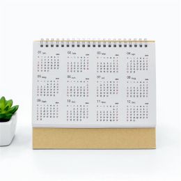 Mini Calendar Calendar Desk Flip Table Standing Planner 2024 Tabletop Desktop Monthly Daily Tear Off Pad Weekly Up Stand Mini