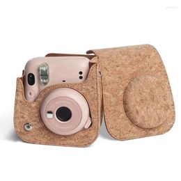 Storage Bags For Fujifilm Mini 11 Camera Shoulder Bag Vintage Protective Cases Strap Accessory B03E