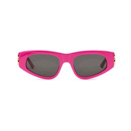 0095 Pink Grey Oval Women Sunglasses for Women Cateye Shape Glasses Fashion French Sunglasses Summer Eyewere with Box 234z