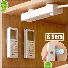 Kitchen Towel Hooks New Strong Magnetic Hook Wall-Mounted Magnet Holder Fridge Adhesive Sticker Remote Control Socket Home Organiser D Dhzb5