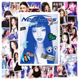10/30/50PCS Newjeans Kpop Stickers Kawaii Korean Girl Band Decals DIY Scrapbook Phone Laptop Stationery Cute Kid Sticker Toys