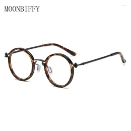 Sunglasses Vintage Round Metal Frame Anti Blue Light Blocking Glasses Women Men Fashion Optical Eyewear Reading Computer Eyeglasses