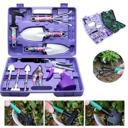 Other Garden Tools 10 pieces/set garden tool box set electric shovel rake saw household tools pruning garden hardware garden tools S2452511