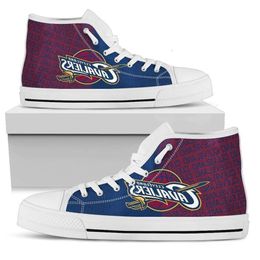 Пользовательская обувь Clevveland Cavvaliers Canvas Shoes Max Strus Marcus Morris Charles Bassey кроссов