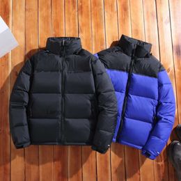 Mens Down Winter America Brand Parkas смешанные цвета пара хлопковые слои повседневные воротницы теплые куртки xxxl xxxl