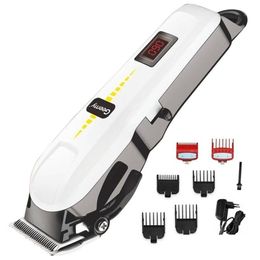 Hair Trimmer Professional Barber Clipper Cordless Beard Trimer For Men Electric Cutting Hine Rechargeable Cut 220106 Drop Delivery Pro Otzcw