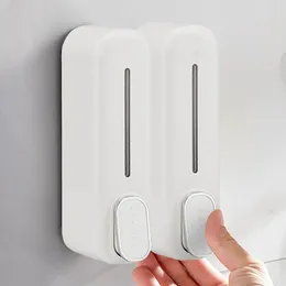 Liquid Soap Dispenser Modern Elegant Bathroom Accessory Leak-proof Wall Mounted For Kitchen El Easy To Use