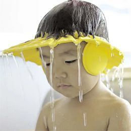 Safe Shampoo Shower Bathing Bath Protect Soft Cap Hat For Baby Wash Hair Shield Bebes Children Kids 240524