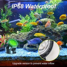 Solar Street Lights Underwater IP68 Waterproof LED Solar Powered Landscape Spotlights RGB Lamps Outdoot Lighting for Garden Yard