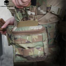 EMERSON Concealed Glove Pouch Dump Drop Pouch Multicam Tactical Hunting Shooting Cycling Bag