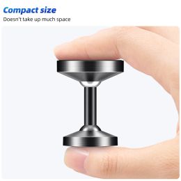 Double-Sided Magnetic Phone Holder For Samsung Xiaomi Huawei Dual Magnet Mount Stand Gym Kitchen Metal Surface