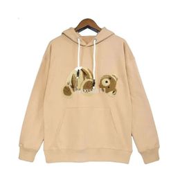 New Fashionable High Quality Hoodie Sweatshirt Worn Bear Sweatshirt Teddy Bear Fashion Loop Fabric Explosion Sweater Style Men's And Women's European Sizes 9 276