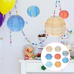 Table Lamps Lanterns Paper Space Decorations Party Hanging Birthday Planet Solar System Girl Lantern Planets Outer Decor Ceiling Decoration