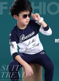 Korean Children Clothing Sets Spring Teenagers Sets Boys Tracksuit Children Outfit Suit For Boy Sweatshirt+Pants Sets Clothing