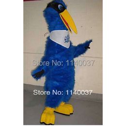 mascot Blue Heron Mascot Costume Custom anime kit mascotte theme fancy dress carnival costume Mascot Costumes