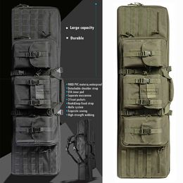 Multi-function Bags Tactical Double Rifle Gun Case Hunting Shooting Padded Shotgun Storage Backpack Pistol and Magazine Storage Bag 95c Kmem