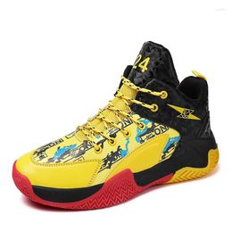 Basketball Shoes Men's High Top Cushioning Non-Slip Wearable Sports Gym Training Athletic Sneakers For Women