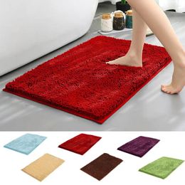 Carpets Non-slip Kitchen Rug Rubber Backed Floor Mat Soft Absorbent Chenille Bath Mats Rugs For Shower Bathroom Bedroom 40x60cm