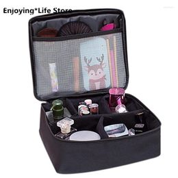 Storage Bags Professional Large Makeup Bag Cosmetic Case Handle Organizer Travel Kit