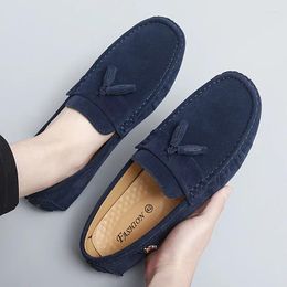 Casual Shoes Men Loafers Soft High Quality Spring Autumn Leather Flats Driving 36-48 Moccasins For Sneakers