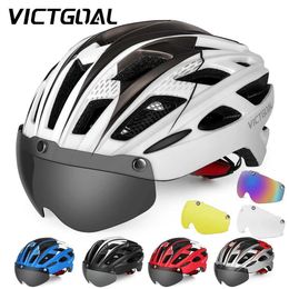 Cycling Helmets VICTGOAL Mountain bike muscle MTB bike muscle adult men with an entegral-hearted windshield for women Q240524