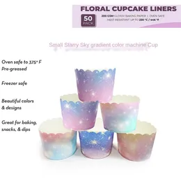 Party Supplies Cupcake Eco-friendly Attractive Convenient Decorative High-quality Cake Wrappers Colourful Baking Cups Liners Fashionable