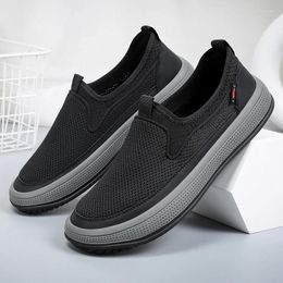 Casual Shoes Men's Summer Shoe Breathable Mesh Lightweight Soft-soled Comfor