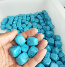 100g Natural Green Turquoise Gravel Crystal Jade Quartz Tumbled Stone Ocean Minerals Chips For Gift Deco1464903