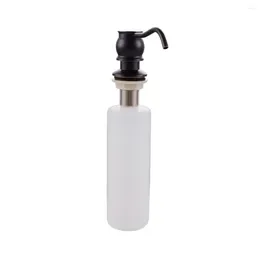 Liquid Soap Dispenser Oil Rubbed Bronze Kitchen Sink With Brass Pump And PP Bottle