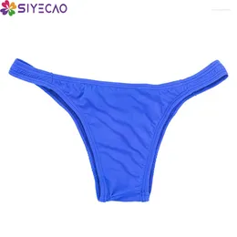 Underpants Mens Bikini Briefs Men Underwear Transparent Seamless Gay Jockstrap Ice Silk Low-rise Sexy Panties Knicker