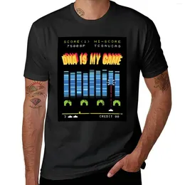 Men's Polos DNA Is My Game - Funny 80's Retro Classic Arcade Parody Design For Genetics Scientists T-shirt Quick Drying Mens T Shirts Pack
