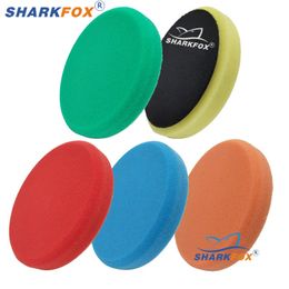 Sharkfox 5"(125mm) /6"(150mm) Car Sponge Buffing Polishing Pads For DA/RO/GA Car Buffer Polisher