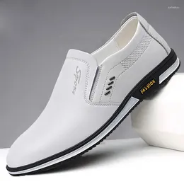 Casual Shoes Brand Fashion Men Loafers Leather High Quality Adult Moccasins Driving Male Footwear Unisexd55