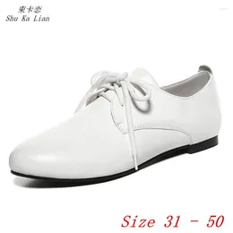 Casual Shoes Women Oxfords Loafers Flats Woman Flat Small Plus Size 31 - 50