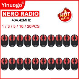 NERO RADIO 8101-1M 8101-2M 8101-4M 8101 1M 2M 4M Remote Control Barrier 434.42MHz Garage Door Keychain Gate Control Transmitter