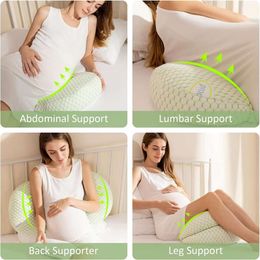 Pregnant Women Sleeping Support Pillow Cotton U Shape Maternity Pillows Pregnancy Side Sleeper Bedding Dropshipping