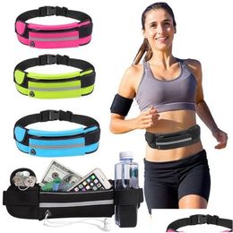 Yoga Bags Sports Bag Fitness Men And Women Running Waist Pack Waterproof Cell Phone Storage Fit Cycling Water Bottle Drop Delivery Out Ot5Er