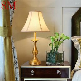 Table Lamps 8M Modern Nordic Brass Lamp LED Copper Desk Light Creative Decor For Home Bed Room