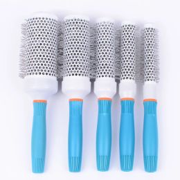1Pcs Professional Hairbrush Ceramic Hair Comb Round Brush Curly Hair Rollers Women Hairdressing Combs Hair Styling Accessories