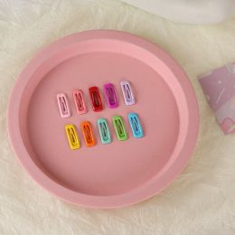 10pcs 3cm Mini BB Clips for Baby Girls Candy Colour Hairpins Hair Clips Children Kids Hair Accessories
