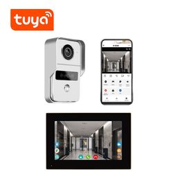 SmartYIBA Tuya Wifi Doorbell 2 MP Digital Camera Surveillance Video Door Phone 140 Horizontal Angle Visual Intercom System