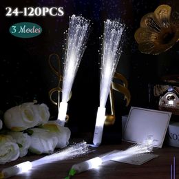 LED Toys 24-120 white Fibre optic nodes the refrigerator pipe LED lights up the wedding ring and 3 light modes the infrigerator party equipment Q240524