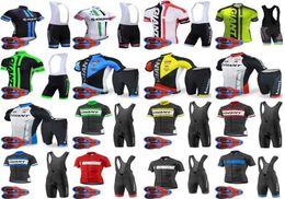 2020 Wholesale - Team Cycling Short Sleeves Jersey (Bib )Shorts Sets 9d Gel Pad Top Brand Quality Bike Sportwear D16278716610