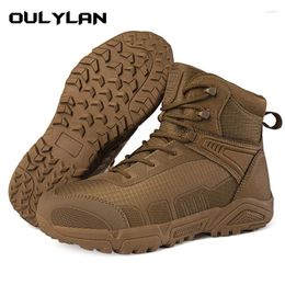 Cycling Shoes Army Military Tactical Boots Men's Outdoor Camping Climbing Hiking Field Training Sports Men Large Size 39-47