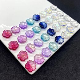 Czech Lampwork Crystal Beads Flower Shaped Spacer Beads For Jewelry Making Needlework Diy Bracelet Neckalce Craft Accessories