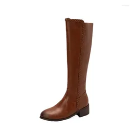 Boots Big Size Thigh High Knee Over The Women Ladies Shoes Woman Winter