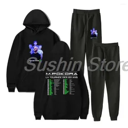 Men's Hoodies MaPokora Epicentre Tour 2024 Pullover Hoodie Jogger Pants Two Piece Set Sweatshirts Sweatpants Women