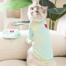 Dog Apparel Pet Clothes Summer Spring Puppy Fashion Pullover Cat Cute Desinger Shirt Small Cartoon Pajamas Chihuahua Yorkshire Poodle